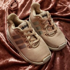 Toddler light pink Adidas tennis shoes size 7